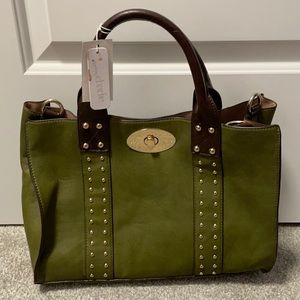 Green Purse~ Charming Charlie’s Perfect Fall Color 🍁🍂